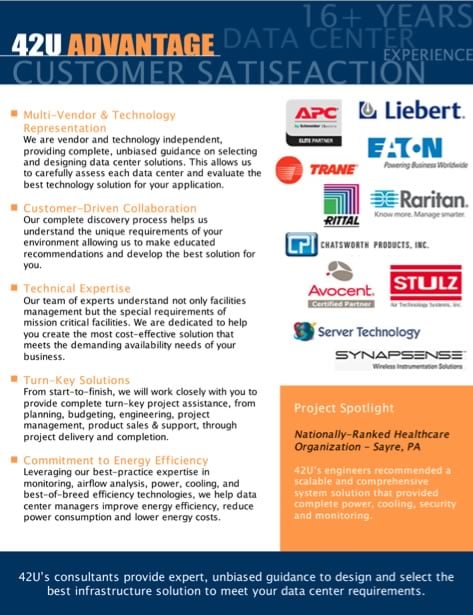 Brochure for 42U Services