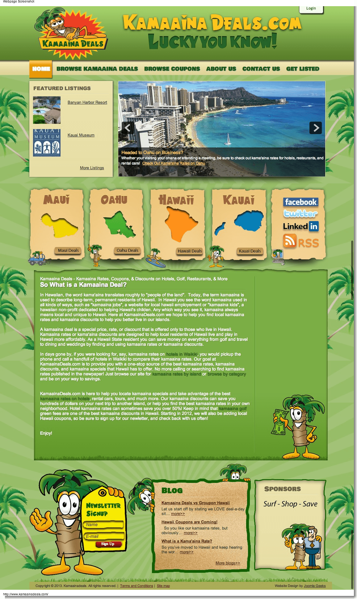 Azence creates Joomla CMS for Kamaania Deals