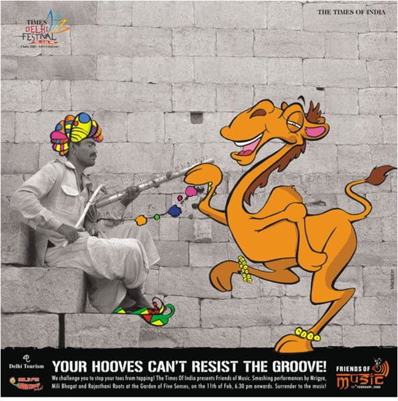 Best print campaign for Times of India